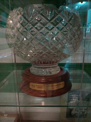 Glass trophy, South Dublin Chamber Business in the Community Sports Award, 2008