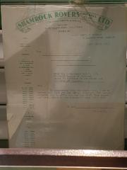 Player retention letter, 23 April 1953