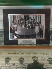 Team photograph, Shamrock Rovers four in a row, with the Lord Mayor, 1986