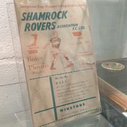 Programme, Shamrock Rovers v Botev Plovdiv, Cup Winners' Cup second round, 24 October 1962
