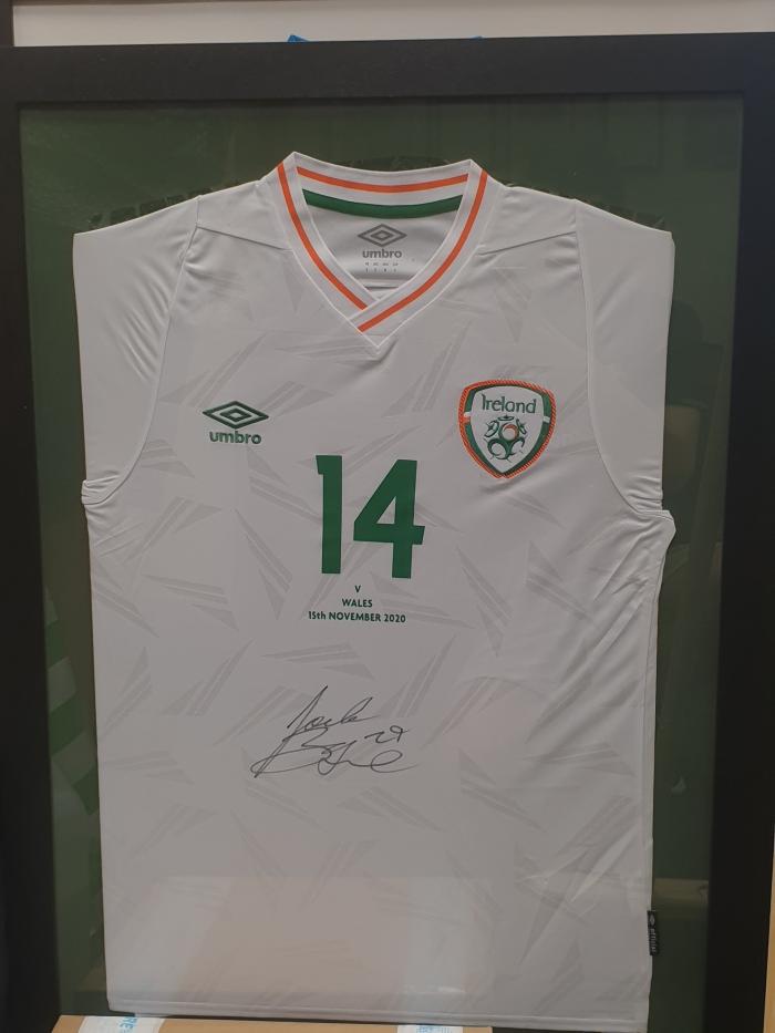 Jersey, Jack Byrne match worn, Republic of Ireland v Wales, 15 November 2020