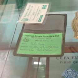 Shamrock Rovers Supporters Club membership card, 1991-92 (Paul Casey)