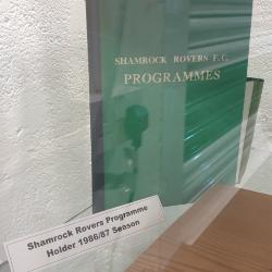 Programme booklet holder, 1986-87
