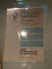 Programme, Shamrock Rovers v Banik Ostrava, Cup Winners' Cup, 1 November 1978