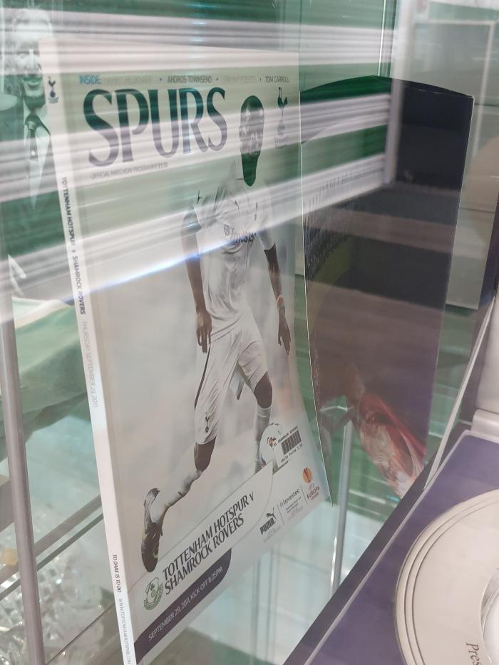 Programme, Tottenham Hotspur v Shamrock Rovers, Europa League group stage, 2011