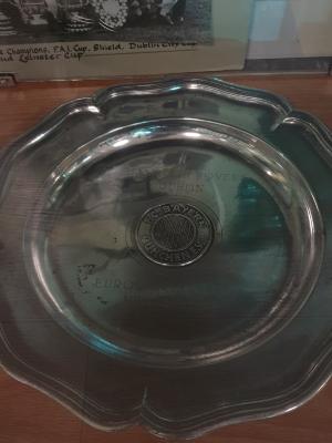 Silver dish, Shamrock Rovers v Bayern Munich