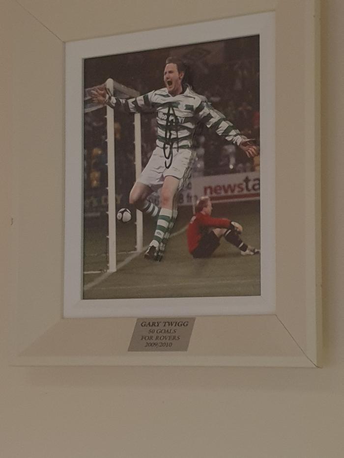 Photograph, Gary Twigg's 50th goal for Shamrock Rovers, 2009/10