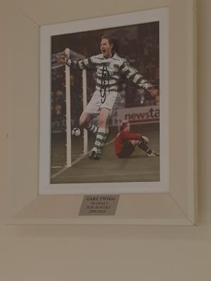 Photograph, Gary Twigg's 50th goal for Shamrock Rovers, 2009/10