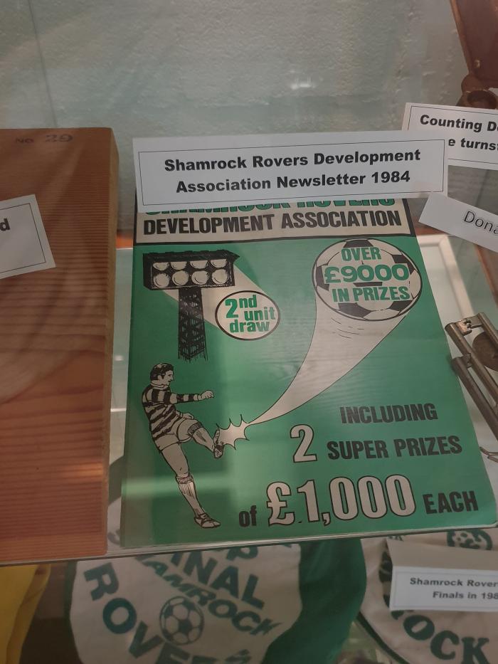 Shamrock Rovers Development Association newsletter, 1984