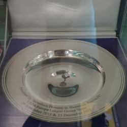 Silver dish, Shamrock Rovers v Tottenham Hotspur, Europa League group stage, 2011