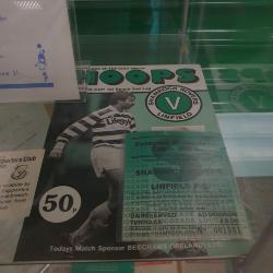 Programme, Shamrock Rovers v Linfield, European Champions Cup, 3 October 1984
