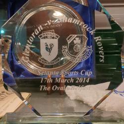 Glass trophy, Glentoran v Shamrock Rovers, Setanta Sports Cup, 17 March 2014
