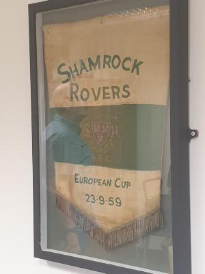 Pennant, Shamrock Rovers v OGC Nice, European Cup, 23 September 1959