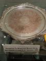 Silver dish, Manchester United v Shamrock Rovers, Old Trafford, European Cup, 2 October 1957