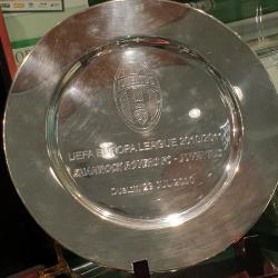 Silver dish, Shamrock Rovers v Juventus, Europa League 2010/11