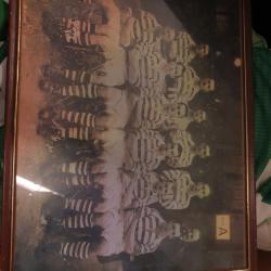 Framed team photograph, Shamrock Rovers, early 1900s