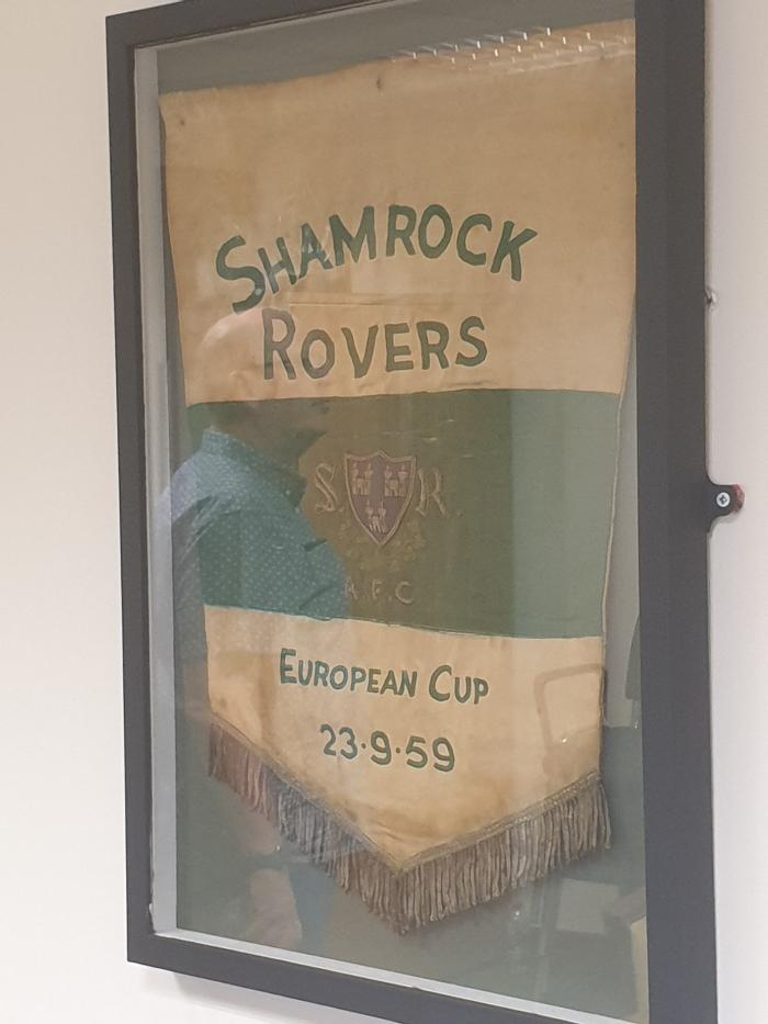 Pennant, Shamrock Rovers v OGC Nice, European Cup, 23 September 1959