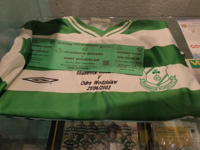 Match ticket, Shamrock Rovers v Odra Wodzisław, Intertoto Cup, 2003