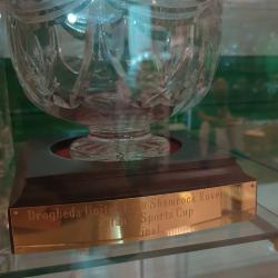 Glass trophy, Drogheda United v Shamrock Rovers, Setanta Cup final, 2013