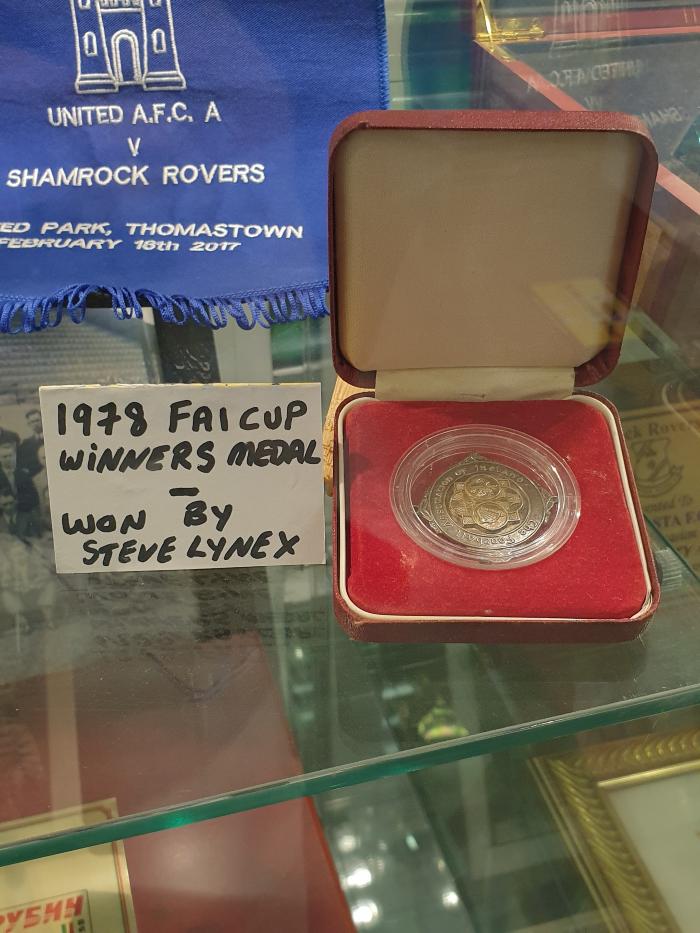 Medal, 1978 FAI Cup winners, won by Steve Lynex