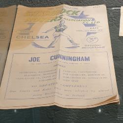Programme, Shamrock Rovers v Chelsea, 2 May 1955
