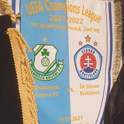 Pennant, Shamrock Rovers v Slovan Bratislava, Champions League 2021/22 first qualifying round second leg, 13 July 2021