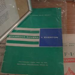 Programme, Shamrock Rovers v Everton, 1 May 1961