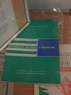 Programme, Shamrock Rovers v Everton, 1 May 1961