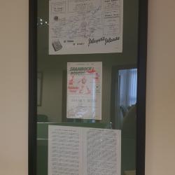 Programme, advertisement and letter, Shamrock Rovers v Manchester United, 1957