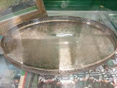 Silver dish, Linfield v Shamrock Rovers, presented in friendship, 1991