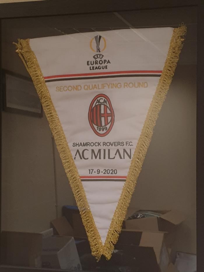 Pennant, Shamrock Rovers v AC Milan, Europa League second qualifying round, 17 September 2020
