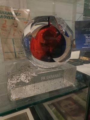 Glass trophy, FK Ekranas v Shamrock Rovers, 24 July 2012