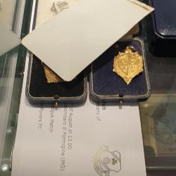Two gold medals and presentation card, Colombaro di Formigine, Modena, August 2010