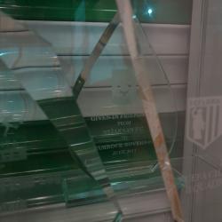 Glass trophy, Stjarnan v Shamrock Rovers, June 2017