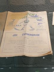 Programme, Shamrock Rovers v Chelsea, 2 May 1955