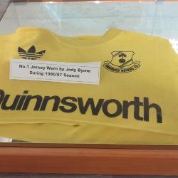 Jersey worn by Jody Byrne, 1986-87 season