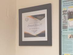 Photograph, Best Community Initiative award, SSE Airtricity League 2019