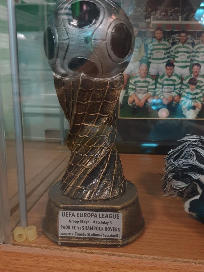 Trophy, PAOK v Shamrock Rovers, Europa League group stage, 2011