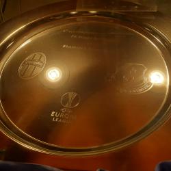 Silver dish, Mlada Boleslav v Shamrock Rovers, Europa League qualifier, 2017