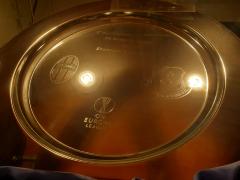 Silver dish, Mlada Boleslav v Shamrock Rovers, Europa League qualifier, 2017