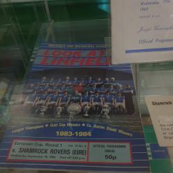 Hoops Scene programme, European Champions Cup first round first leg, 17 September 1986