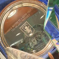 Silver dish, Shamrock Rovers v Aston Villa, pre-season friendly, 4 August 2013