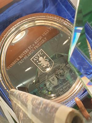 Silver dish, Shamrock Rovers v Aston Villa, pre-season friendly, 4 August 2013