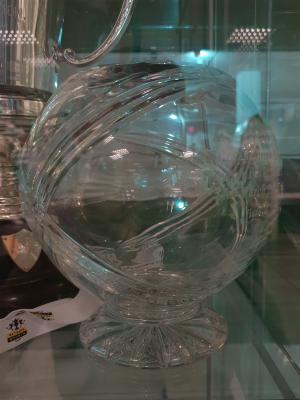 Glass trophy, Linfield v Shamrock Rovers, Setanta Cup quarter-final, 2013