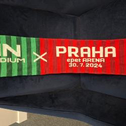Shamrock Rovers v Sparta Praha half-and-half scarf, 2024
