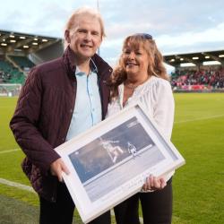 Liam Buckley with his framed photograph, 4 September 2026