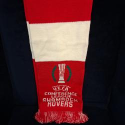 UEFA Conference League scarf, Larne v Shamrock Rovers 2024/25