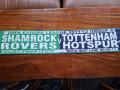 Shamrock Rovers v Tottenham Hotspur half-and-half scarf, Europa League 2011/12