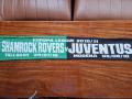 Shamrock Rovers v Juventus half-and-half scarf, Europa League 2010/11