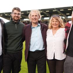 Liam Buckley with his family, 4 September 2026